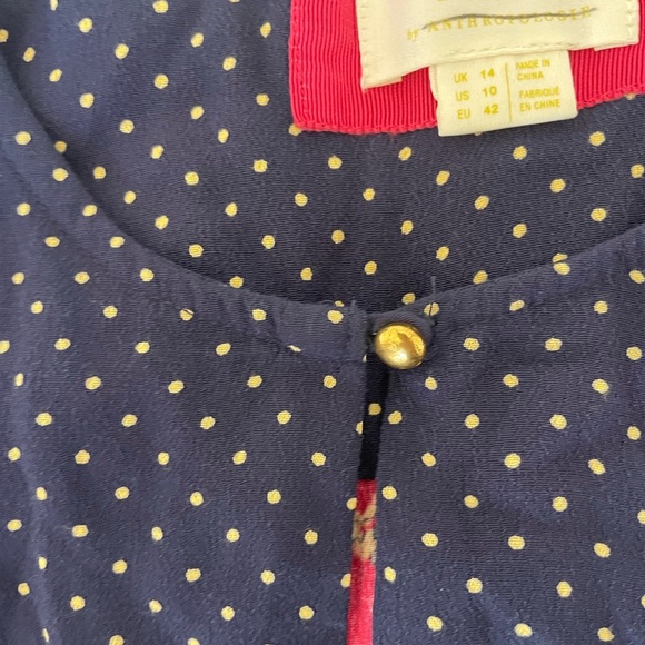 Maeve Pink Floral Dress with Navy Accents - Picture 4 of 8